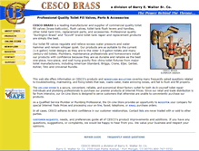Tablet Screenshot of cescobrass.com